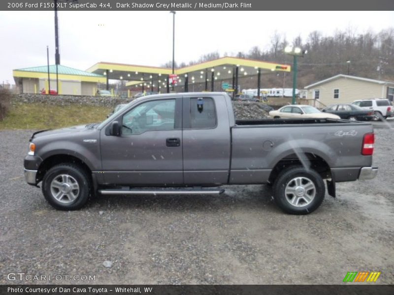 Dark Shadow Grey Metallic / Medium/Dark Flint 2006 Ford F150 XLT SuperCab 4x4