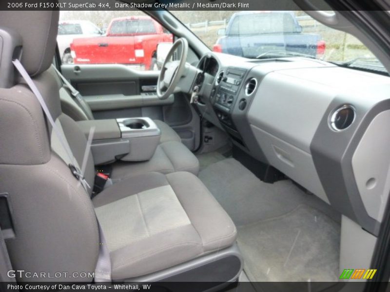 Dark Shadow Grey Metallic / Medium/Dark Flint 2006 Ford F150 XLT SuperCab 4x4