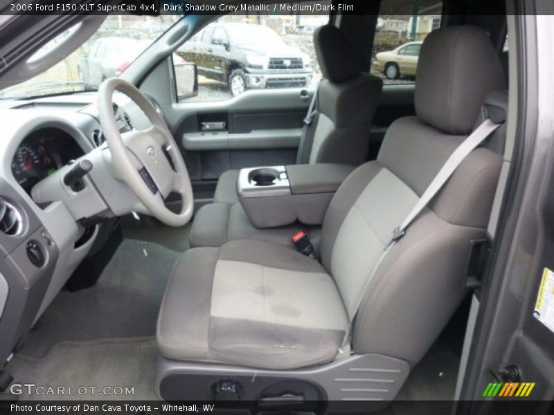 Dark Shadow Grey Metallic / Medium/Dark Flint 2006 Ford F150 XLT SuperCab 4x4