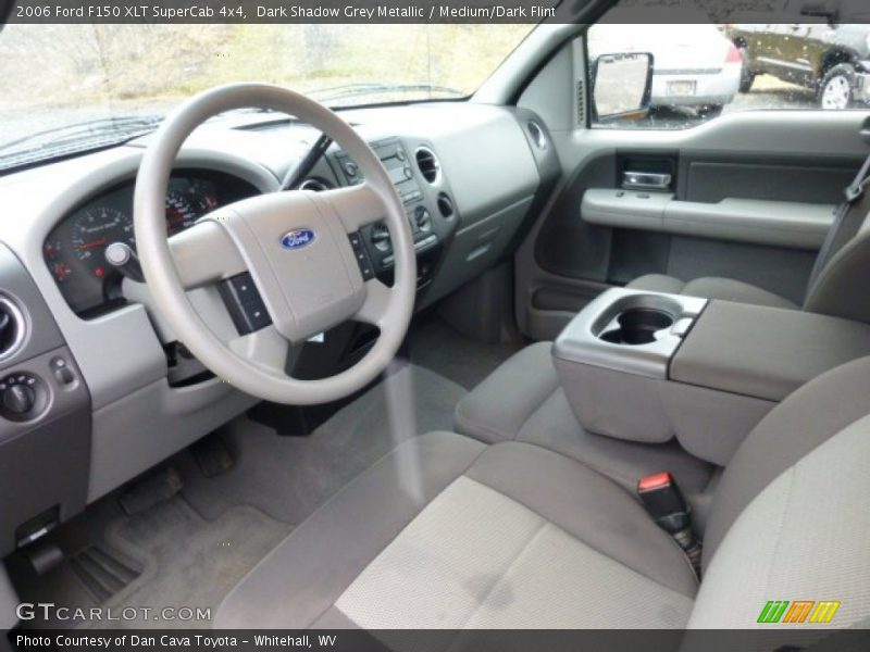 Dark Shadow Grey Metallic / Medium/Dark Flint 2006 Ford F150 XLT SuperCab 4x4