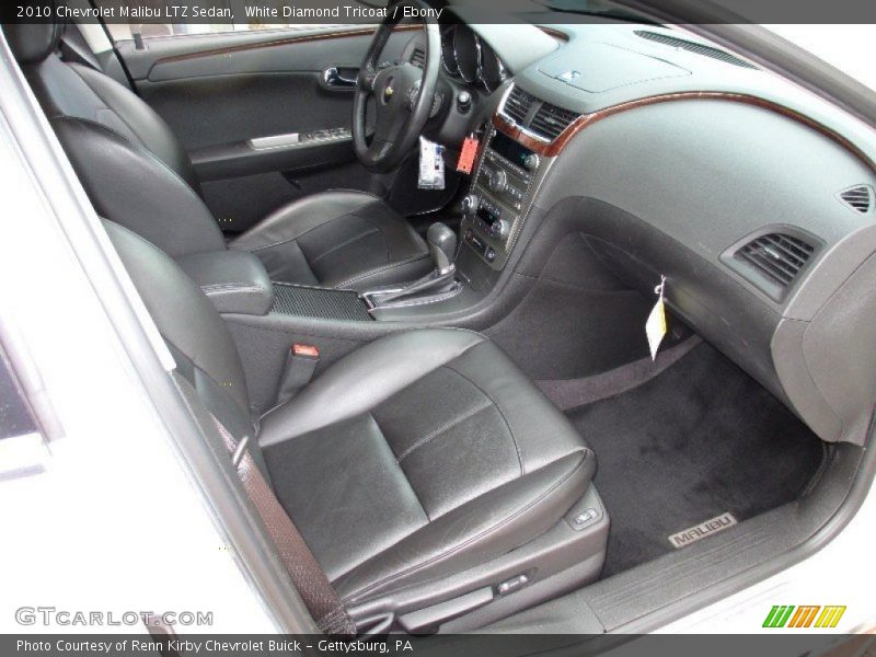  2010 Malibu LTZ Sedan Ebony Interior