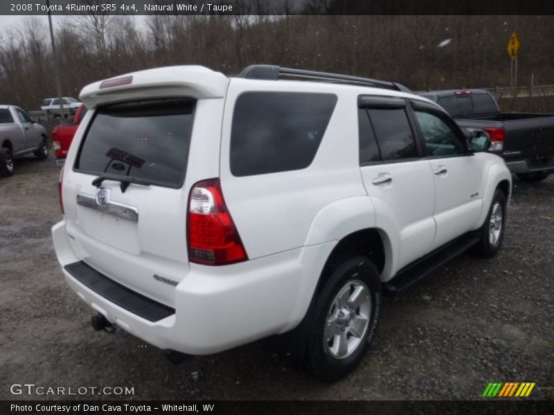 Natural White / Taupe 2008 Toyota 4Runner SR5 4x4