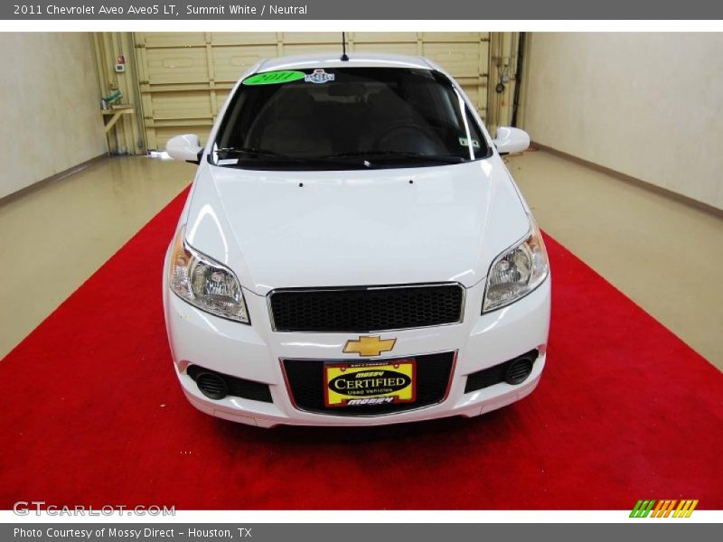 Summit White / Neutral 2011 Chevrolet Aveo Aveo5 LT