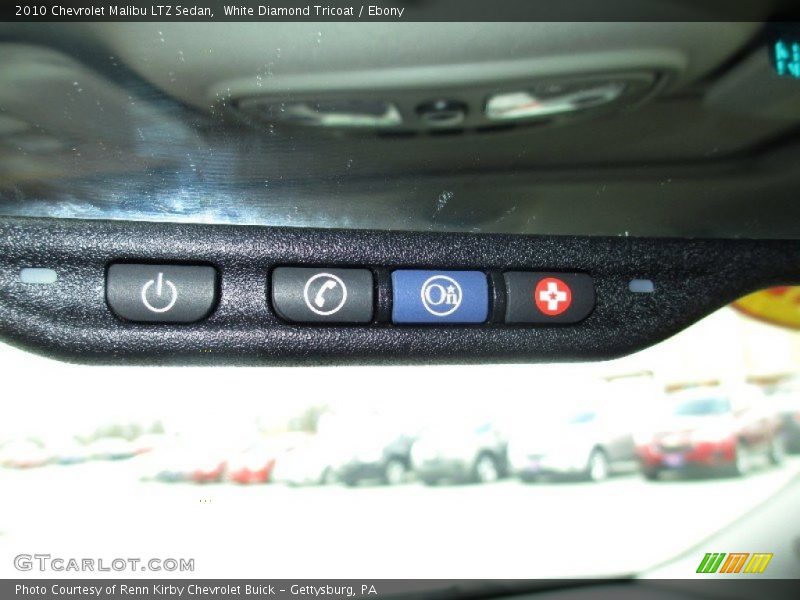 White Diamond Tricoat / Ebony 2010 Chevrolet Malibu LTZ Sedan