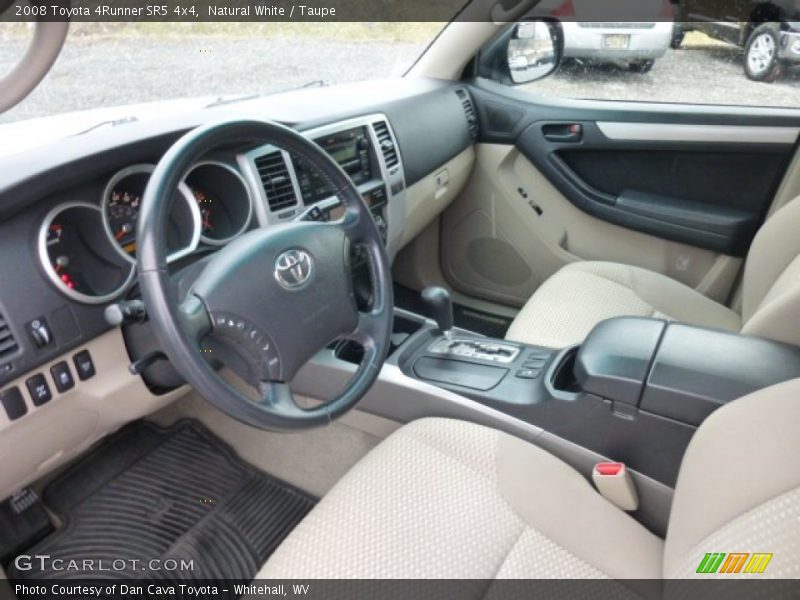 Natural White / Taupe 2008 Toyota 4Runner SR5 4x4
