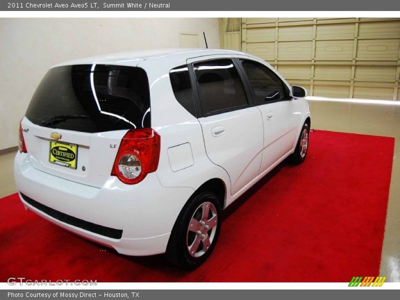 Summit White / Neutral 2011 Chevrolet Aveo Aveo5 LT