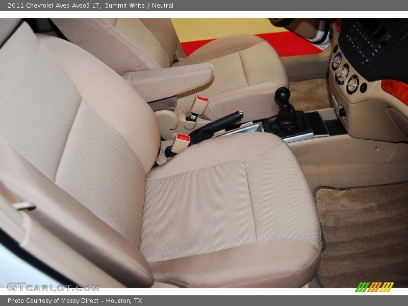 Summit White / Neutral 2011 Chevrolet Aveo Aveo5 LT