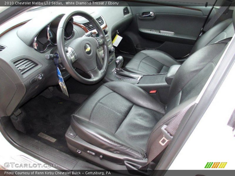Ebony Interior - 2010 Malibu LTZ Sedan 
