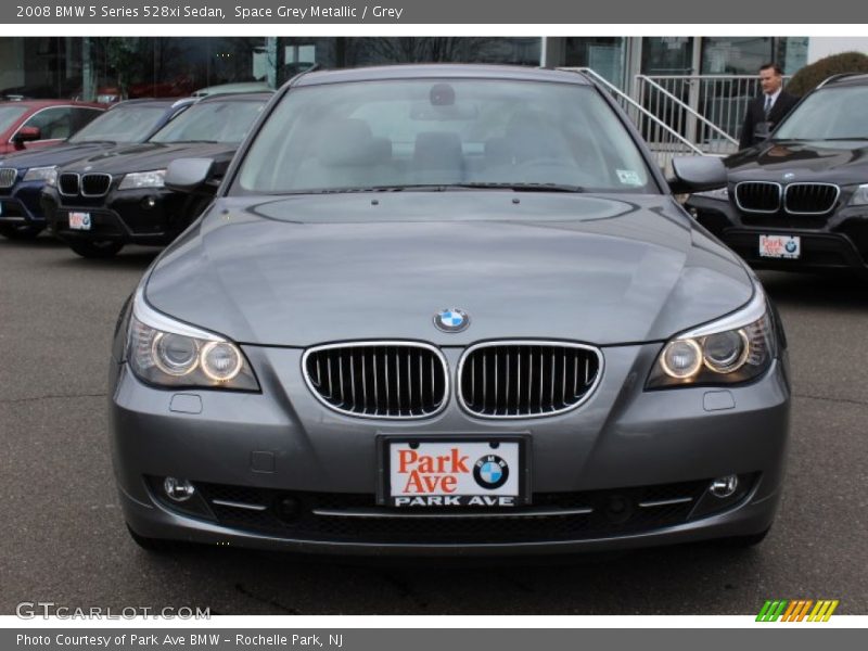 Space Grey Metallic / Grey 2008 BMW 5 Series 528xi Sedan