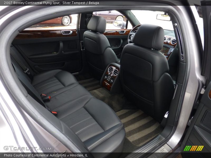 Rear Seat of 2007 Continental Flying Spur 