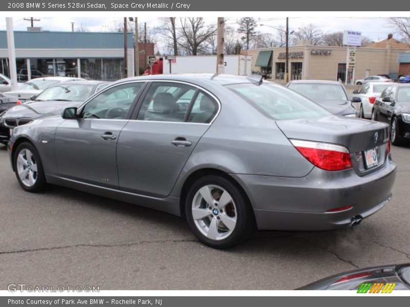 Space Grey Metallic / Grey 2008 BMW 5 Series 528xi Sedan