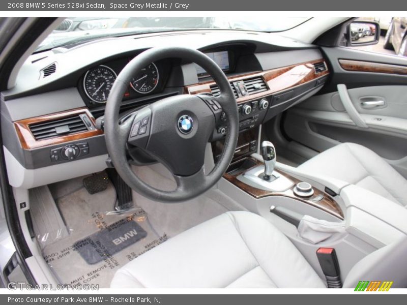 Grey Interior - 2008 5 Series 528xi Sedan 