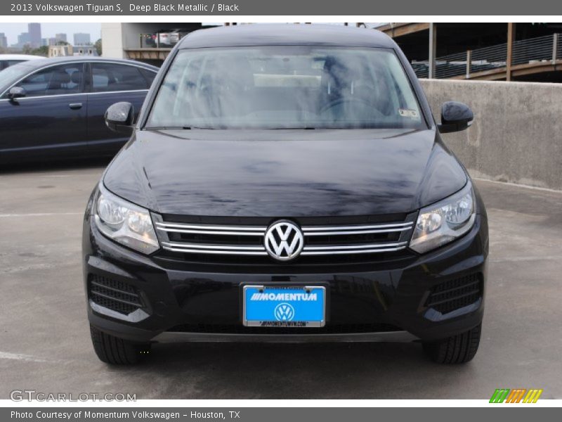Deep Black Metallic / Black 2013 Volkswagen Tiguan S