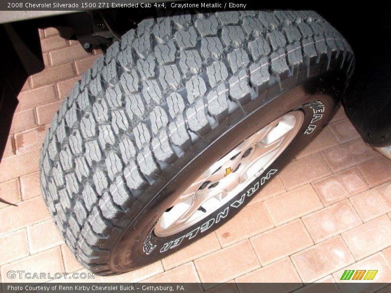 Graystone Metallic / Ebony 2008 Chevrolet Silverado 1500 Z71 Extended Cab 4x4