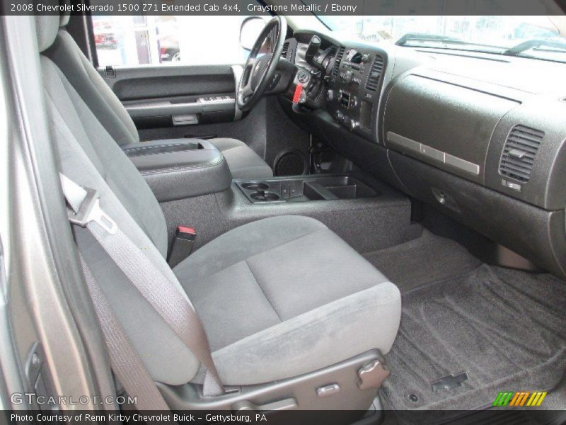 Graystone Metallic / Ebony 2008 Chevrolet Silverado 1500 Z71 Extended Cab 4x4