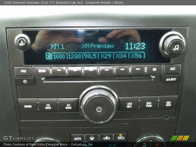 Graystone Metallic / Ebony 2008 Chevrolet Silverado 1500 Z71 Extended Cab 4x4