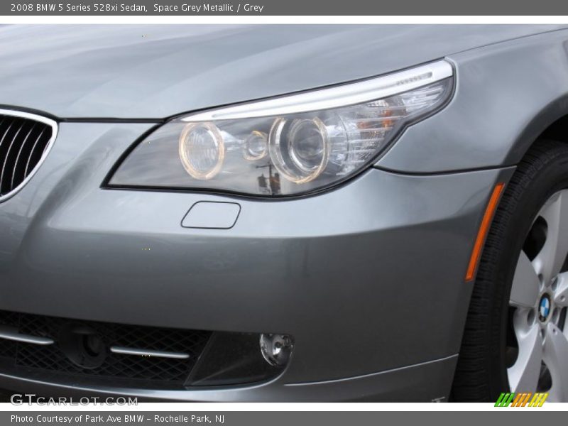 Space Grey Metallic / Grey 2008 BMW 5 Series 528xi Sedan