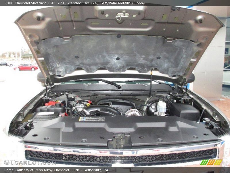 Graystone Metallic / Ebony 2008 Chevrolet Silverado 1500 Z71 Extended Cab 4x4
