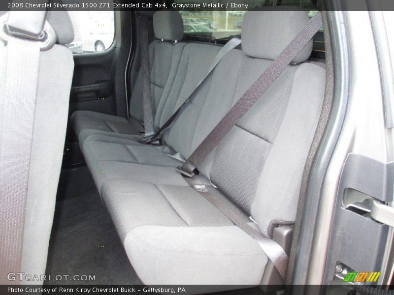 Graystone Metallic / Ebony 2008 Chevrolet Silverado 1500 Z71 Extended Cab 4x4