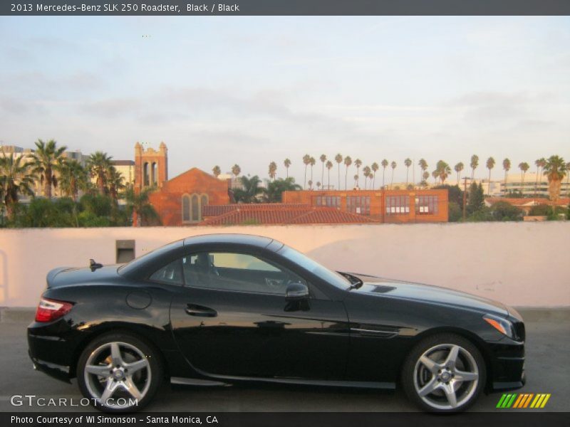 Black / Black 2013 Mercedes-Benz SLK 250 Roadster