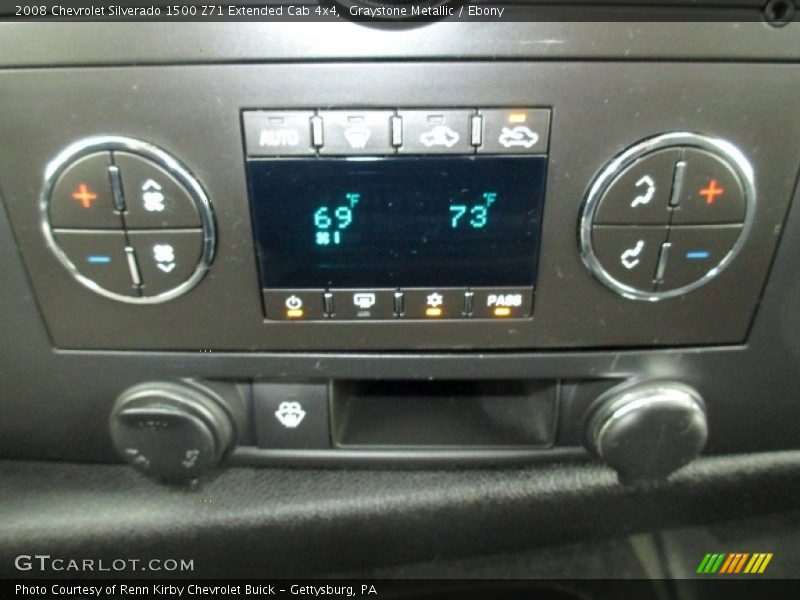 Graystone Metallic / Ebony 2008 Chevrolet Silverado 1500 Z71 Extended Cab 4x4