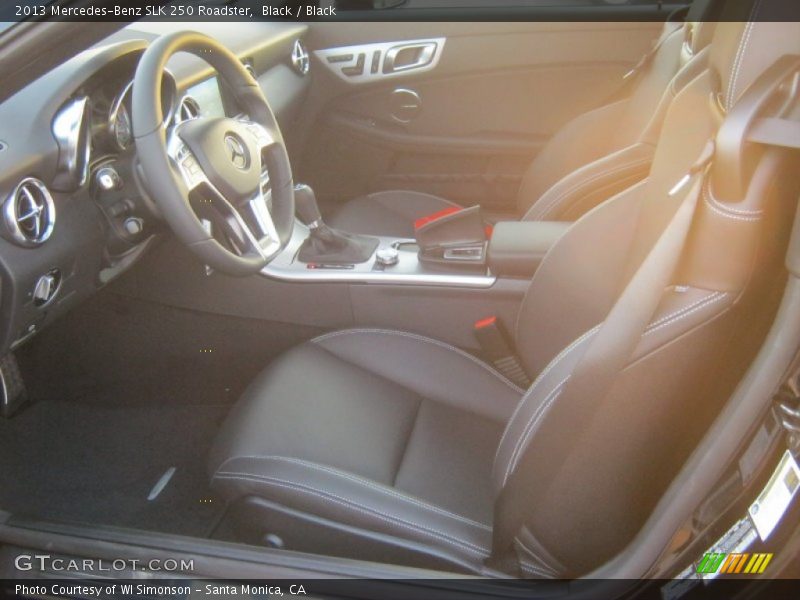 Black / Black 2013 Mercedes-Benz SLK 250 Roadster