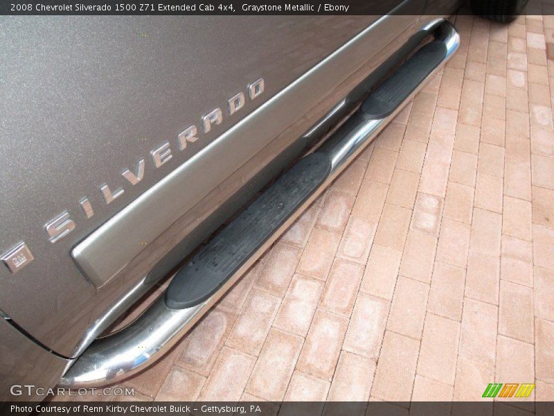 Graystone Metallic / Ebony 2008 Chevrolet Silverado 1500 Z71 Extended Cab 4x4
