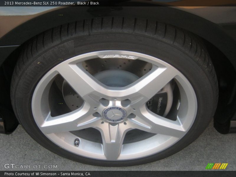 Black / Black 2013 Mercedes-Benz SLK 250 Roadster