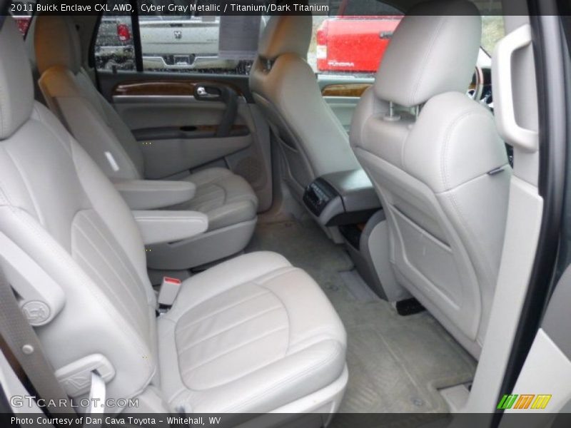 Rear Seat of 2011 Enclave CXL AWD