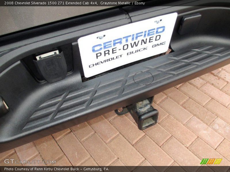 Graystone Metallic / Ebony 2008 Chevrolet Silverado 1500 Z71 Extended Cab 4x4