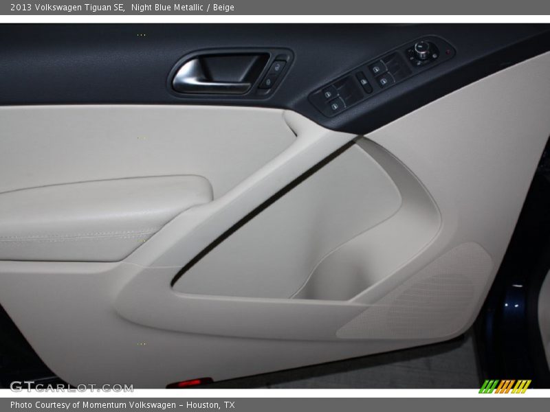 Night Blue Metallic / Beige 2013 Volkswagen Tiguan SE