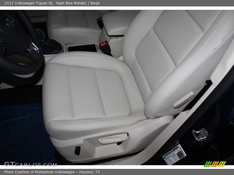 Night Blue Metallic / Beige 2013 Volkswagen Tiguan SE