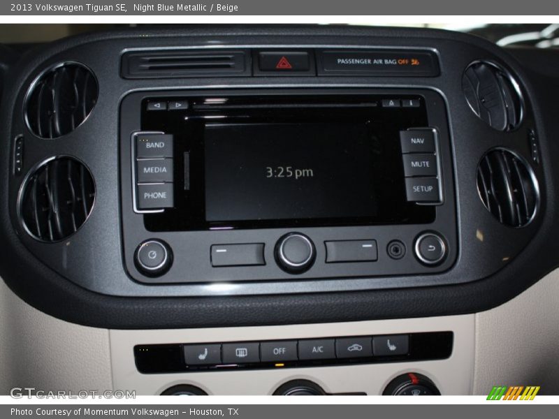 Night Blue Metallic / Beige 2013 Volkswagen Tiguan SE