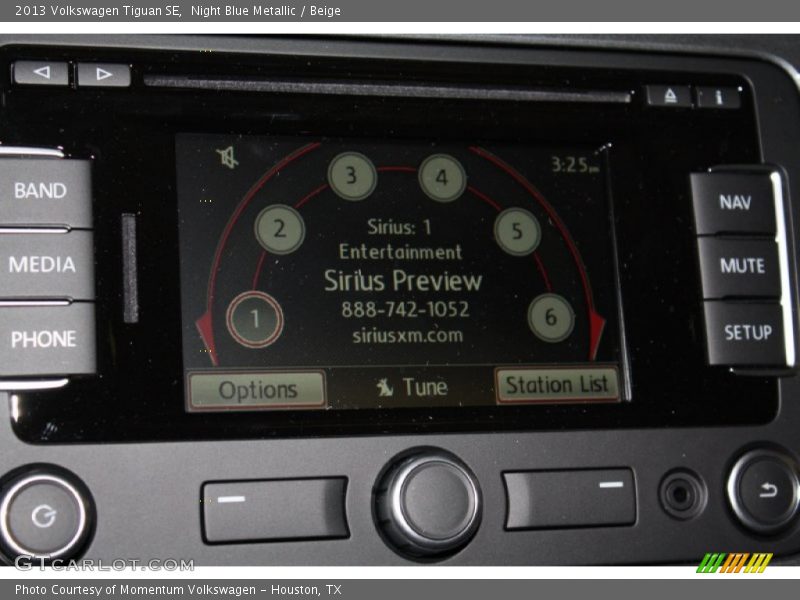 Night Blue Metallic / Beige 2013 Volkswagen Tiguan SE