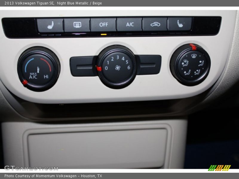 Night Blue Metallic / Beige 2013 Volkswagen Tiguan SE