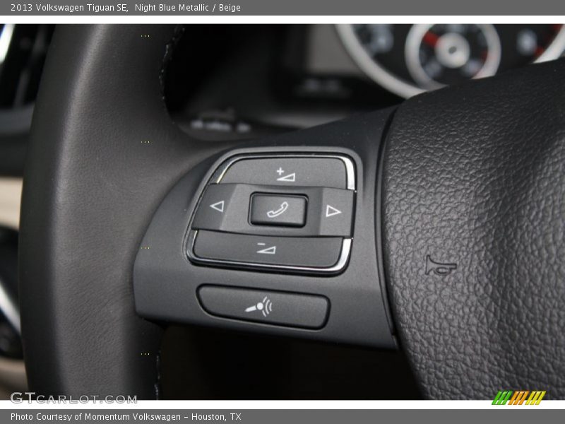 Night Blue Metallic / Beige 2013 Volkswagen Tiguan SE