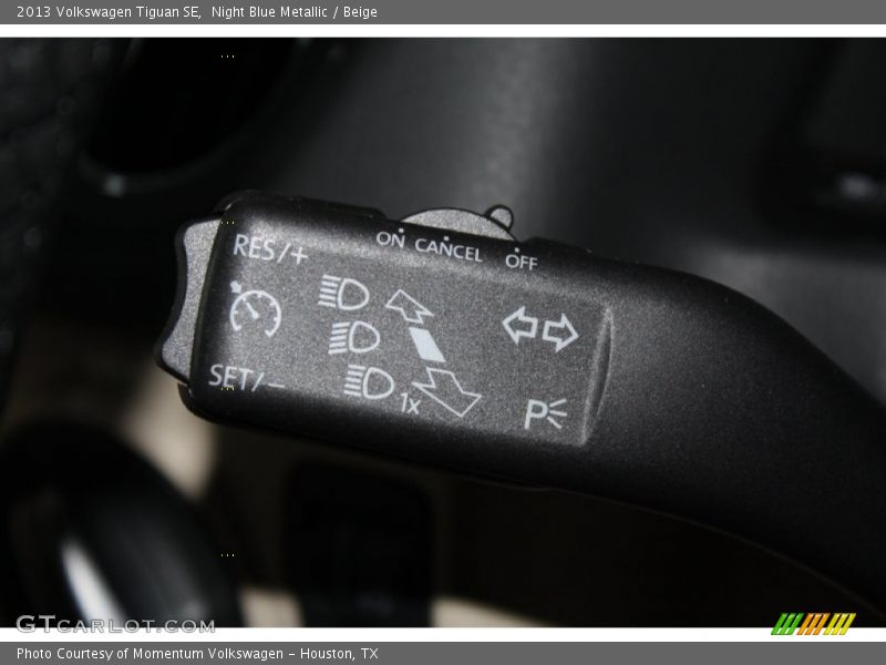 Night Blue Metallic / Beige 2013 Volkswagen Tiguan SE