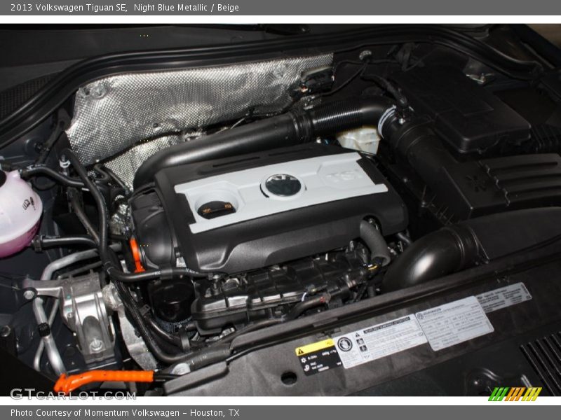 Night Blue Metallic / Beige 2013 Volkswagen Tiguan SE