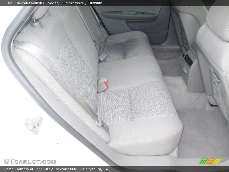 Summit White / Titanium 2009 Chevrolet Malibu LT Sedan