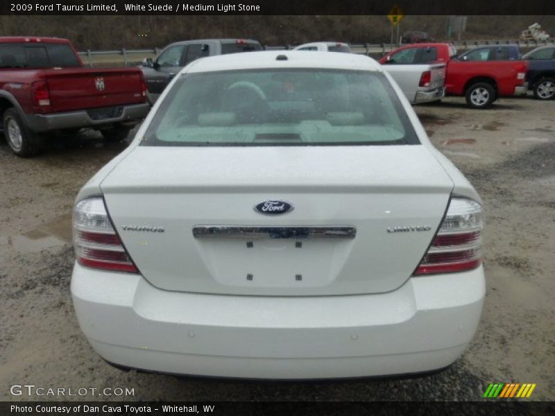 White Suede / Medium Light Stone 2009 Ford Taurus Limited