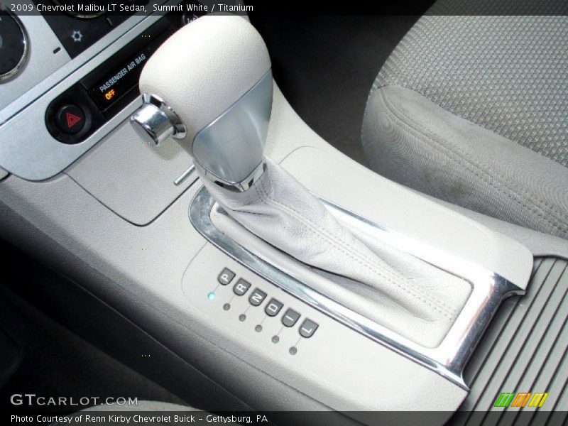 Summit White / Titanium 2009 Chevrolet Malibu LT Sedan