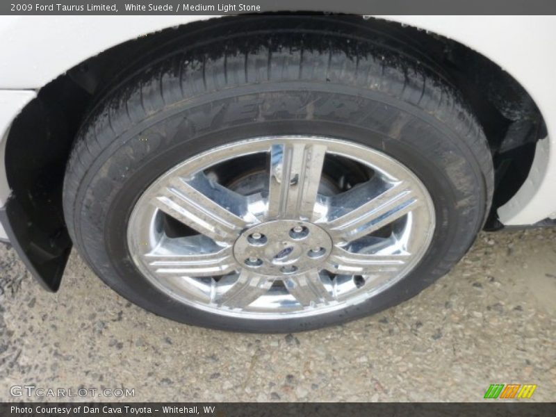 White Suede / Medium Light Stone 2009 Ford Taurus Limited