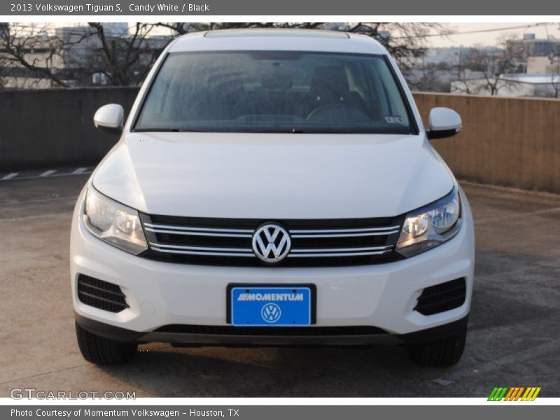 Candy White / Black 2013 Volkswagen Tiguan S