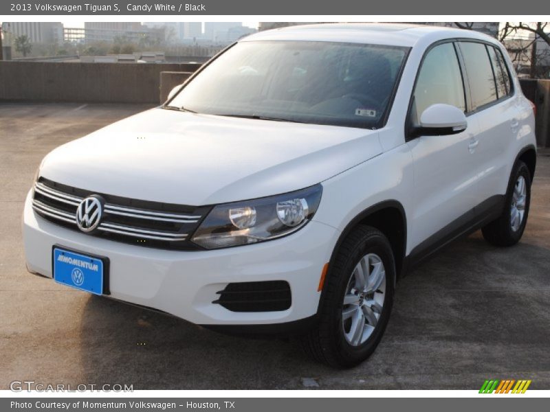 Candy White / Black 2013 Volkswagen Tiguan S