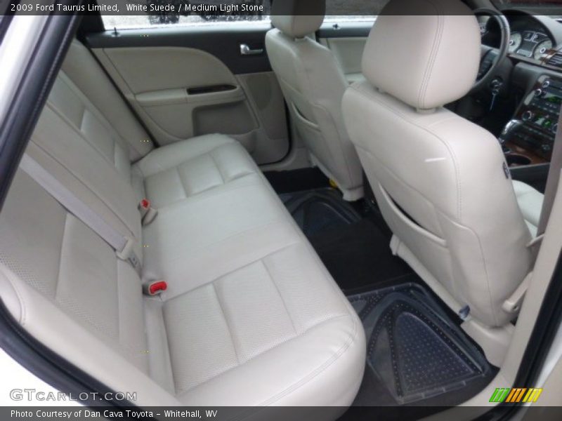 White Suede / Medium Light Stone 2009 Ford Taurus Limited
