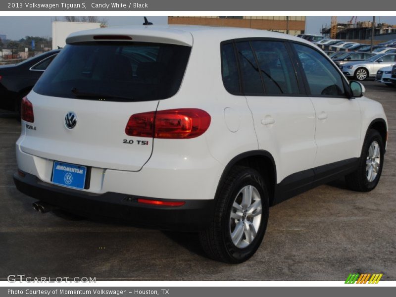 Candy White / Black 2013 Volkswagen Tiguan S
