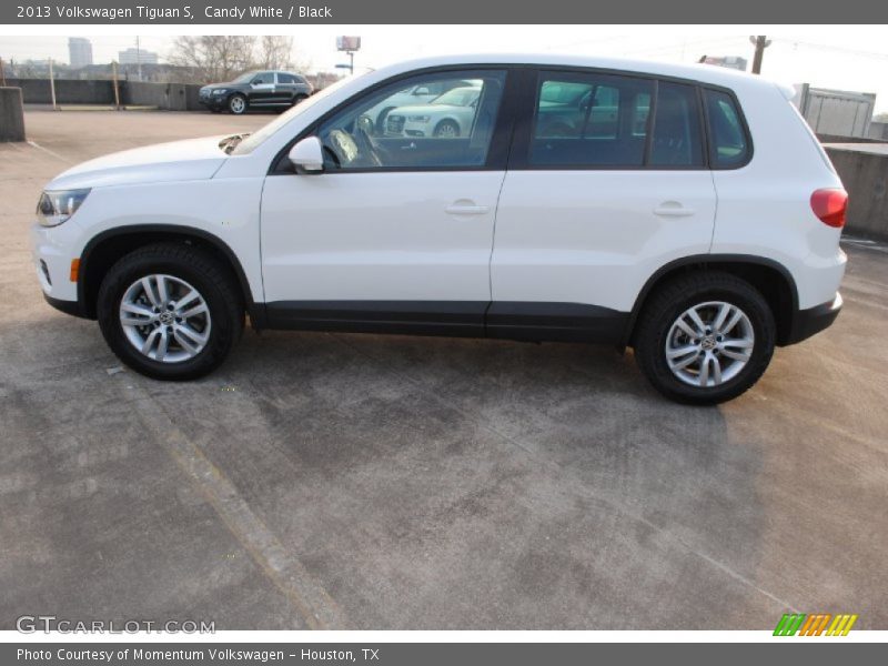 Candy White / Black 2013 Volkswagen Tiguan S