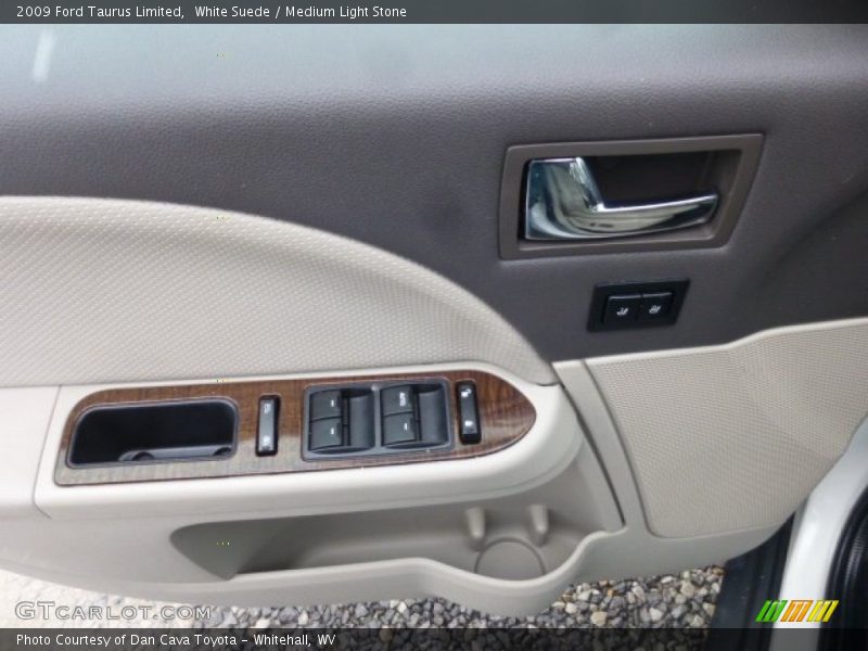 White Suede / Medium Light Stone 2009 Ford Taurus Limited