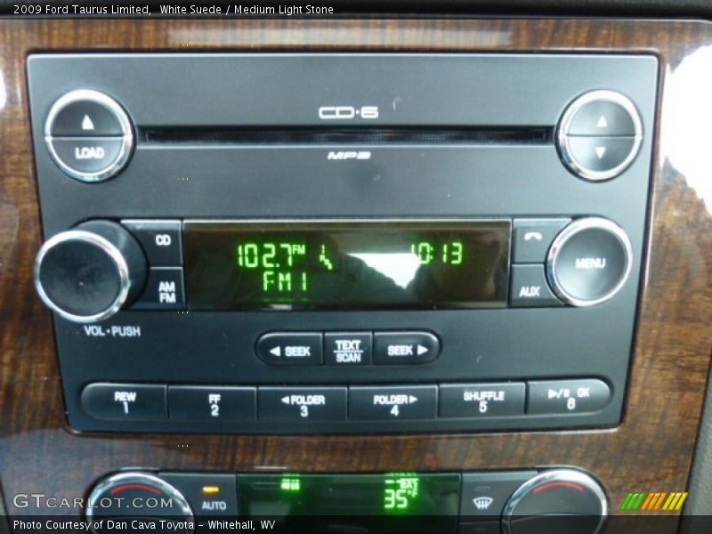 White Suede / Medium Light Stone 2009 Ford Taurus Limited