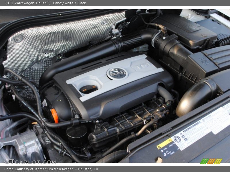 Candy White / Black 2013 Volkswagen Tiguan S